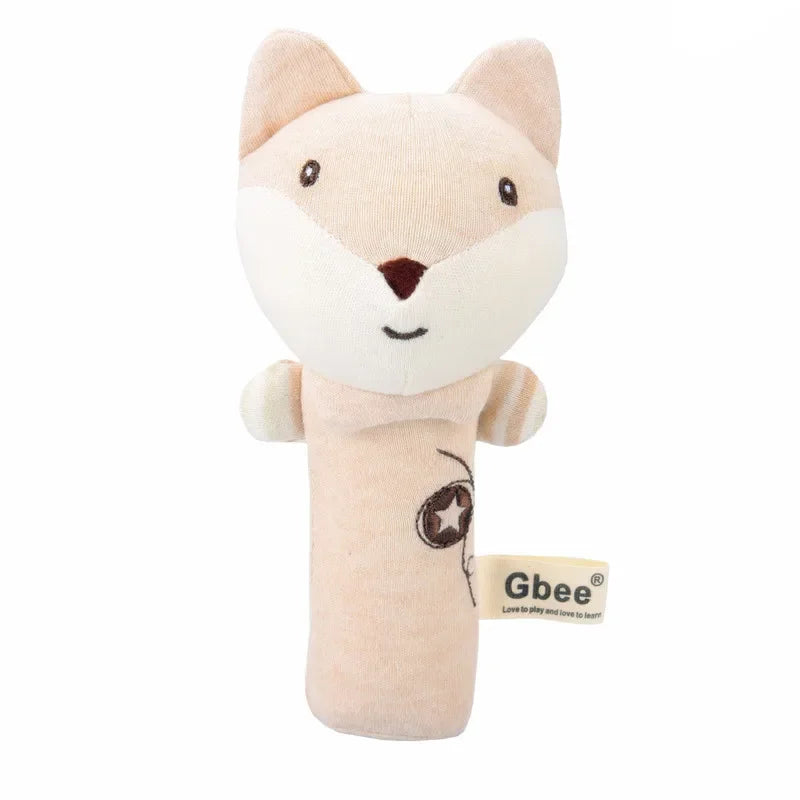 Baby Rattles Soft Cartoon Cute Plush Animal Rattles Toys Child Educational Handbells Soft Toddler Baby Comfort Toys игрушки для