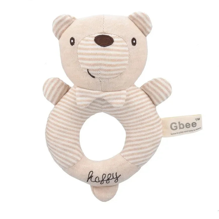 Baby Rattles Soft Cartoon Cute Plush Animal Rattles Toys Child Educational Handbells Soft Toddler Baby Comfort Toys игрушки для