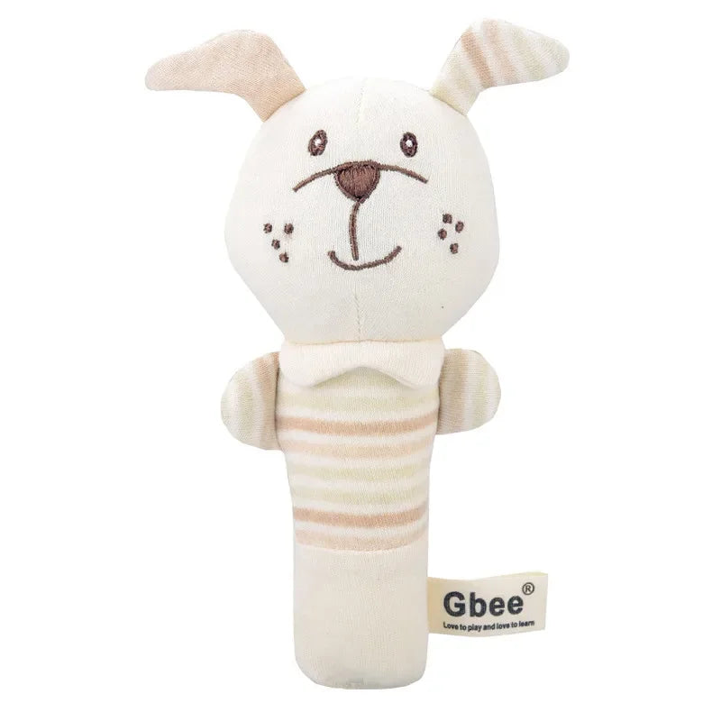 Baby Rattles Soft Cartoon Cute Plush Animal Rattles Toys Child Educational Handbells Soft Toddler Baby Comfort Toys игрушки для