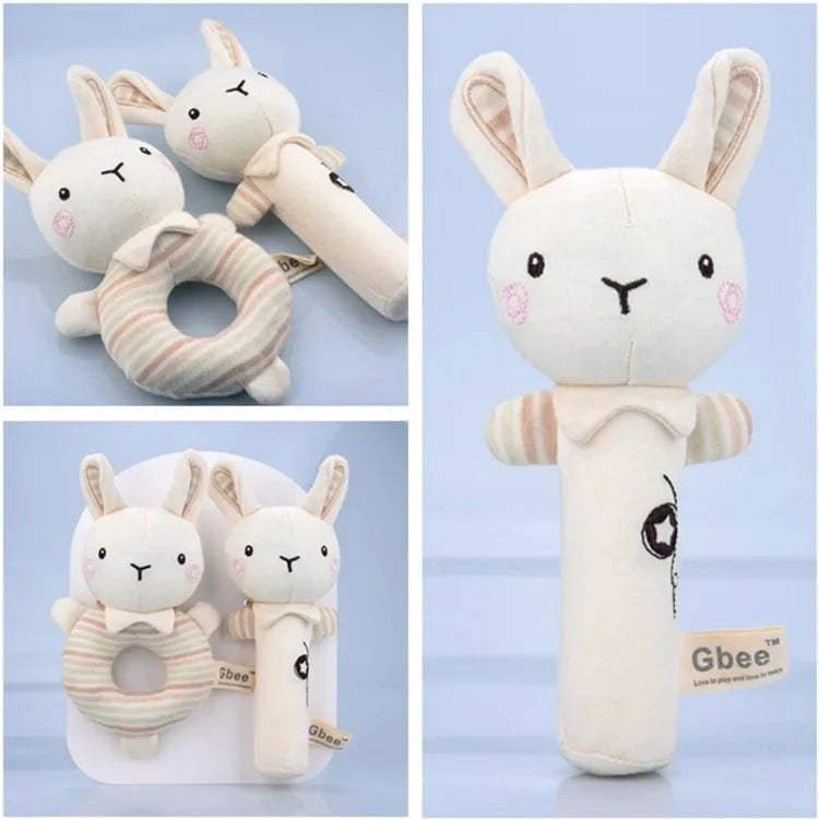Baby Rattles Soft Cartoon Cute Plush Animal Rattles Toys Child Educational Handbells Soft Toddler Baby Comfort Toys игрушки для