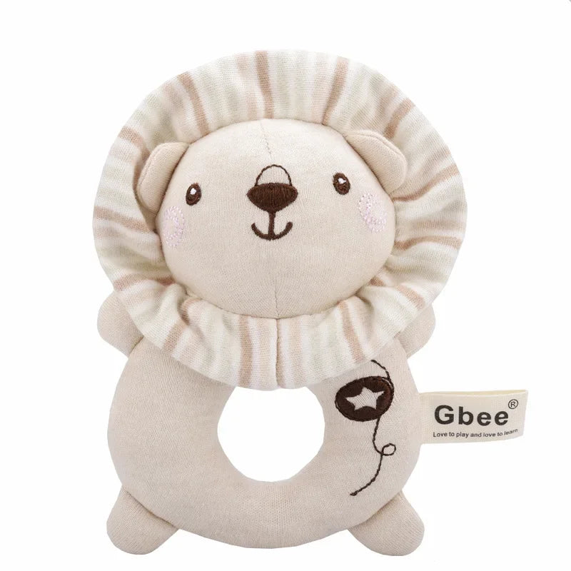 Baby Rattles Soft Cartoon Cute Plush Animal Rattles Toys Child Educational Handbells Soft Toddler Baby Comfort Toys игрушки для
