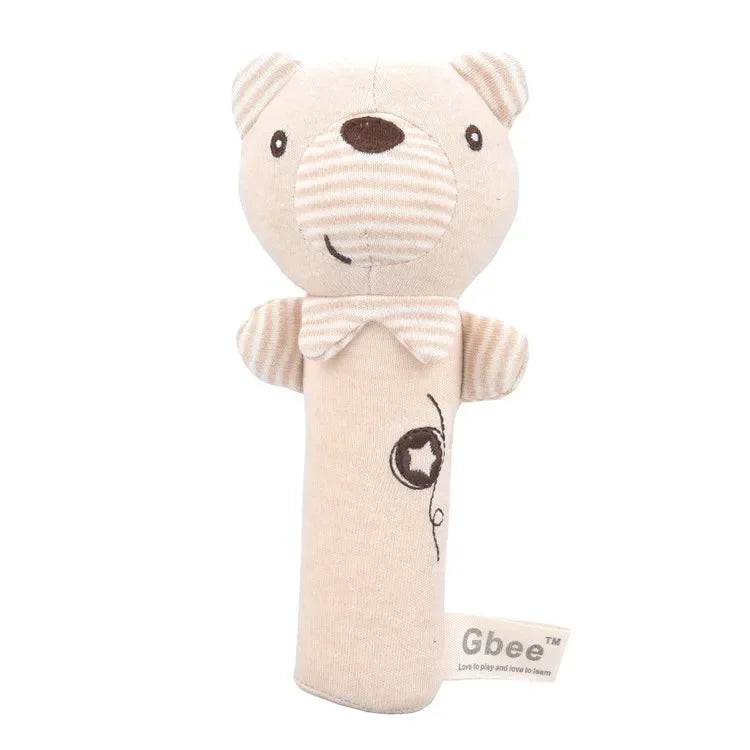 Baby Rattles Soft Cartoon Cute Plush Animal Rattles Toys Child Educational Handbells Soft Toddler Baby Comfort Toys игрушки для