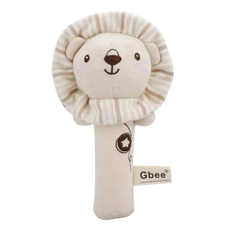 Baby Rattles Soft Cartoon Cute Plush Animal Rattles Toys Child Educational Handbells Soft Toddler Baby Comfort Toys игрушки для
