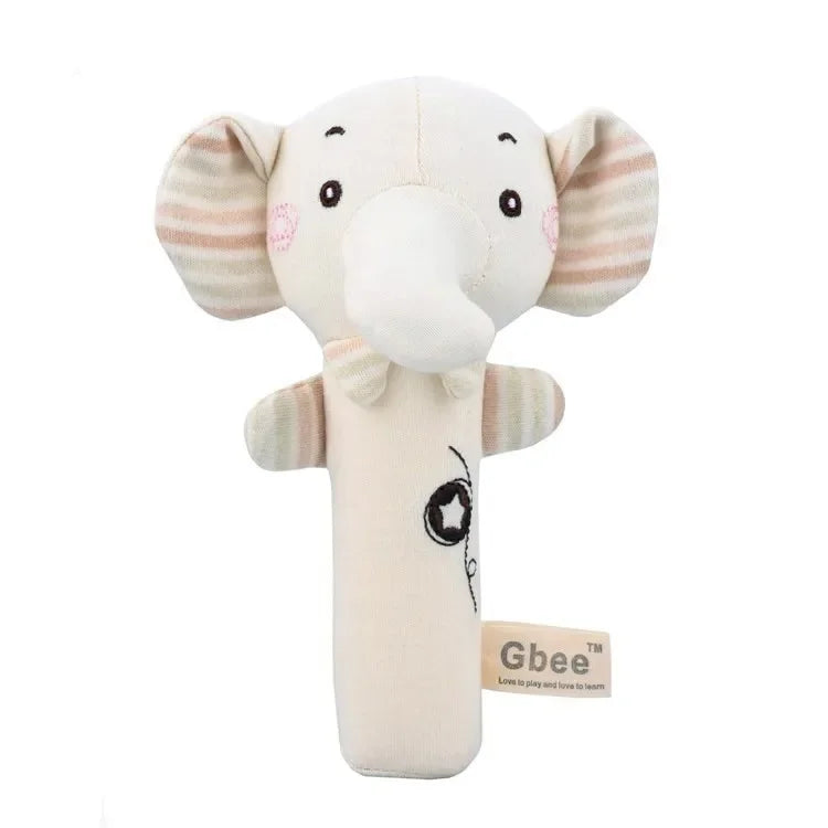 Baby Rattles Soft Cartoon Cute Plush Animal Rattles Toys Child Educational Handbells Soft Toddler Baby Comfort Toys игрушки для