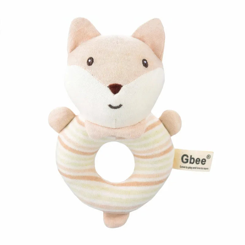 Baby Rattles Soft Cartoon Cute Plush Animal Rattles Toys Child Educational Handbells Soft Toddler Baby Comfort Toys игрушки для